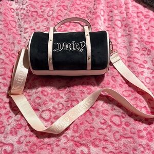Juicy Couture Black and Pink Purse